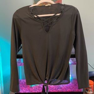 Caution to the Wind long sleeve top